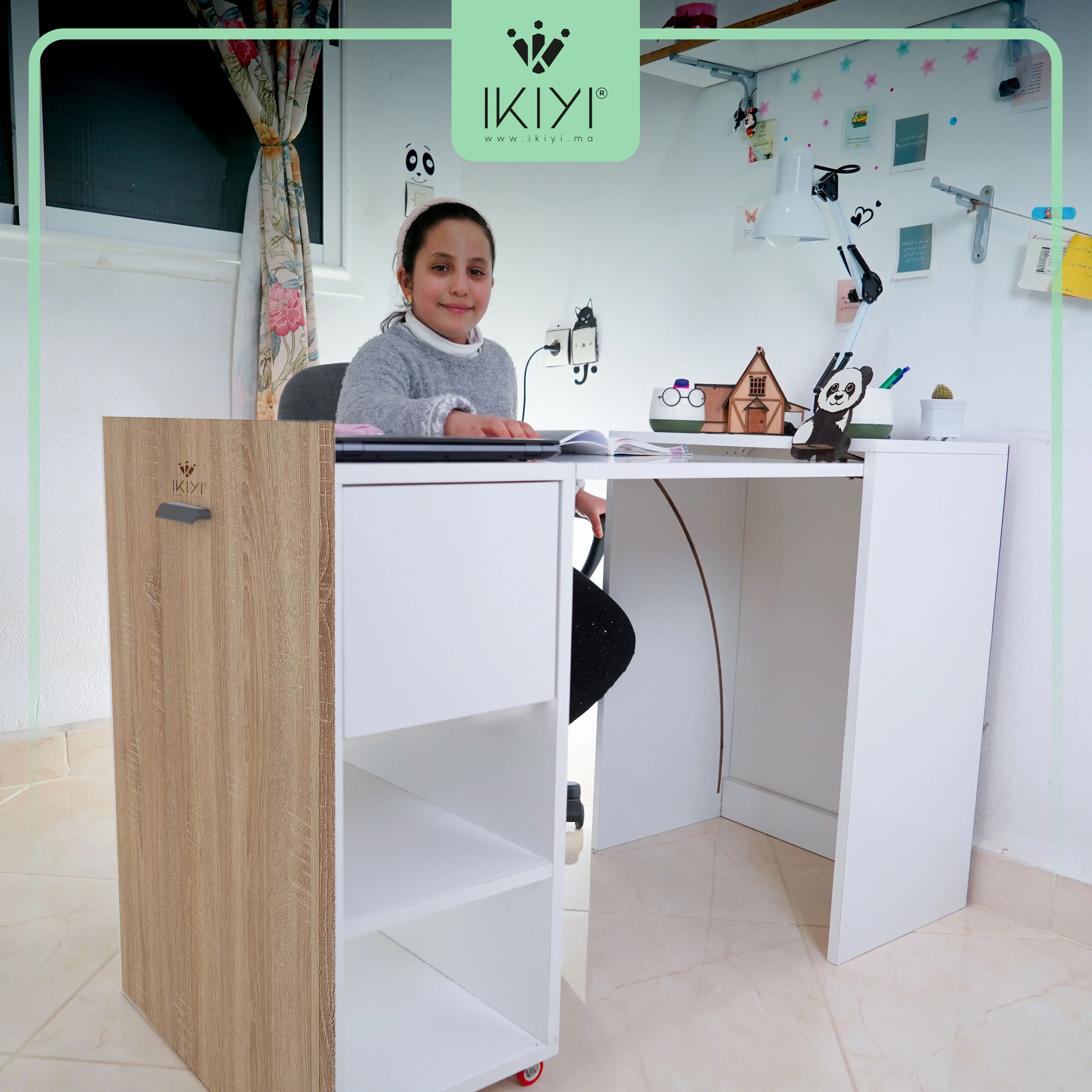 BUREAU PLIABLE en MDF : La solution idéale pour optimiser votre espace