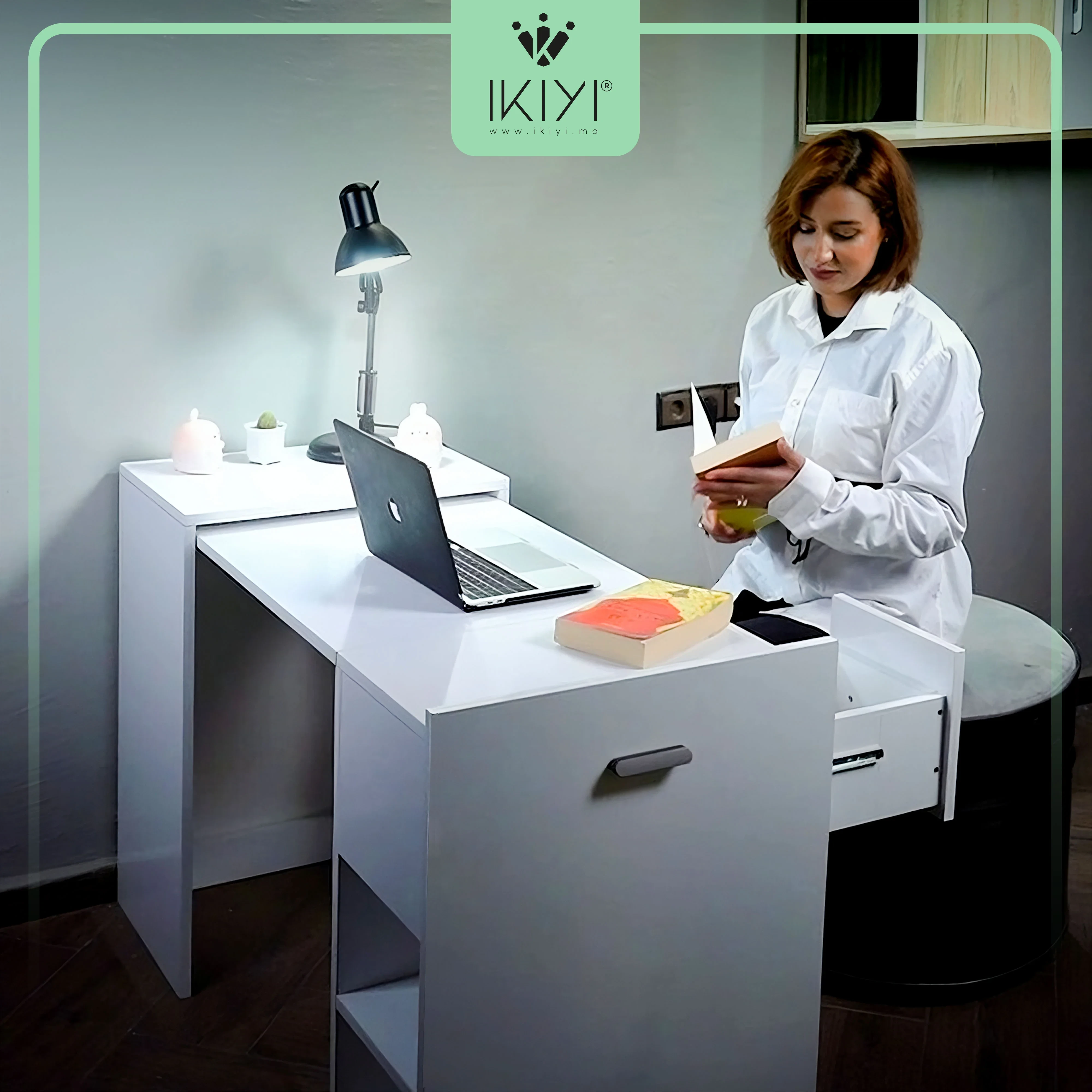 BUREAU PLIABLE en MDF : La solution idéale pour optimiser votre espace