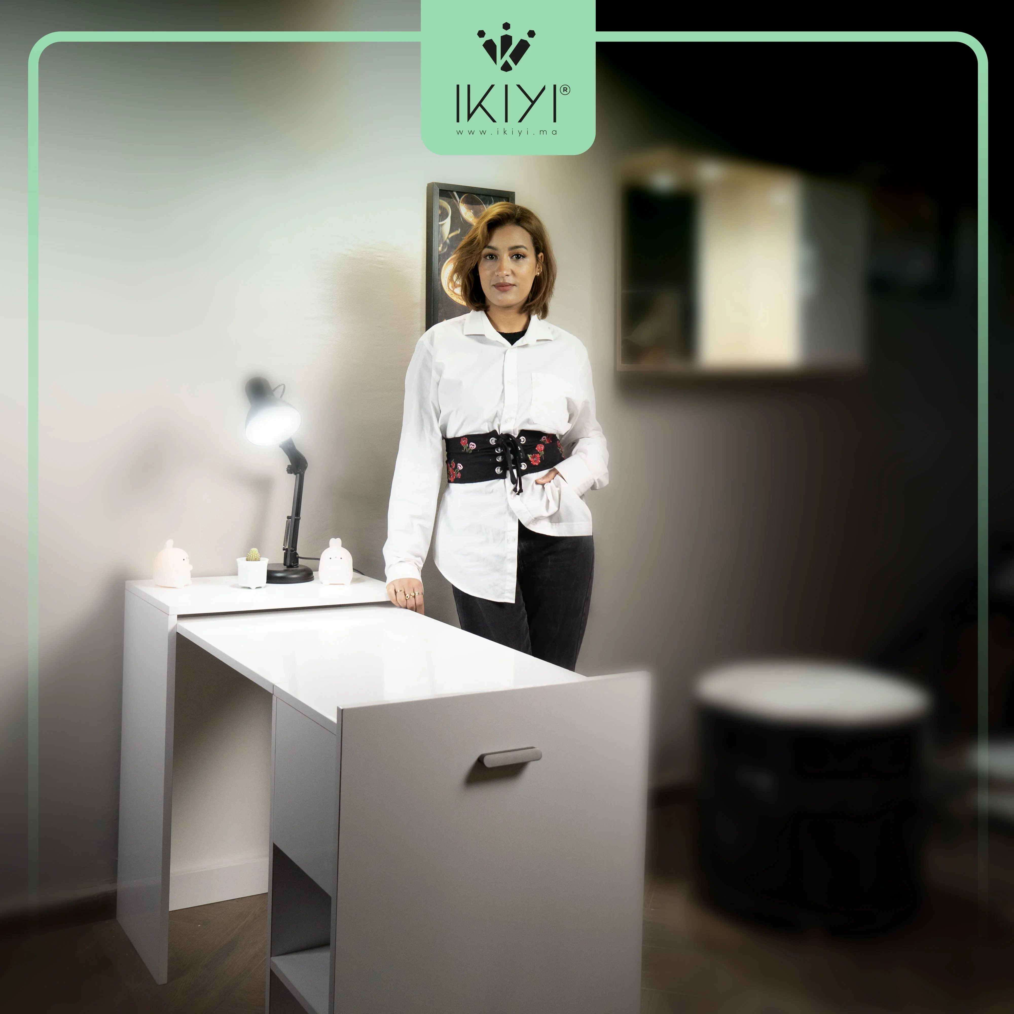 BUREAU PLIABLE en MDF : La solution idéale pour optimiser votre espace